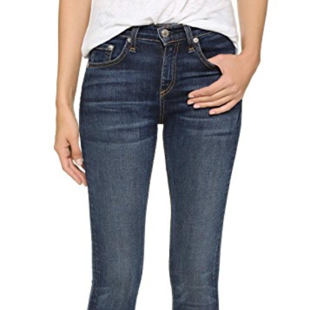 Rag & Bone High Rise Skinny Jeans B16